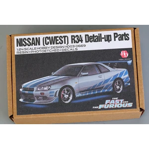 Конверсионный кит Nissan (C-West) R34 Fast & Furious (для Tamiya 24210)