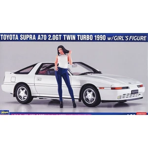Toyota Supra A70 2.0GT Twin Turbo 1990 w/Girls Figures