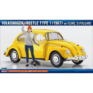 Volkswagen Beetle 1967 w/Girls Figures