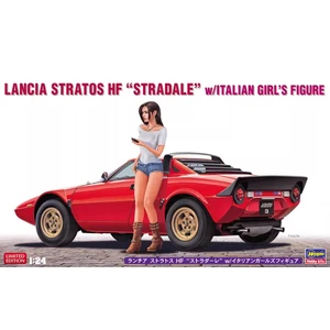 Lancia Stratos HF Stradale с фигуркой итальянской девушки
