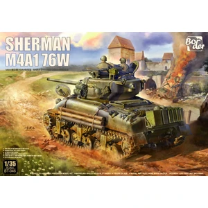 Американский средний танк M4A1 Sherman 76-мм версия башни