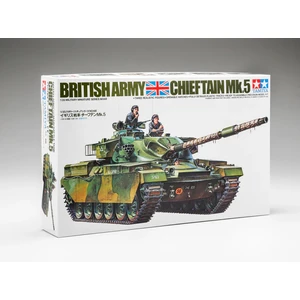 Британский танк Chietain Mk.5 c 3 фигурами экипажа