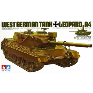 Немецкий танк Leopard A4 с фигурой члена экипажа