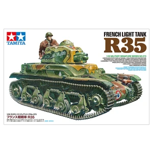 Французский танк Renault R35 (Panzerkampfwagen 35R) c фигурой танкиста